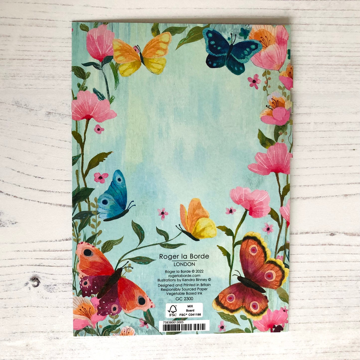 Butterfly Ball Heart Lasercut Card by Kendra Binney GC2300