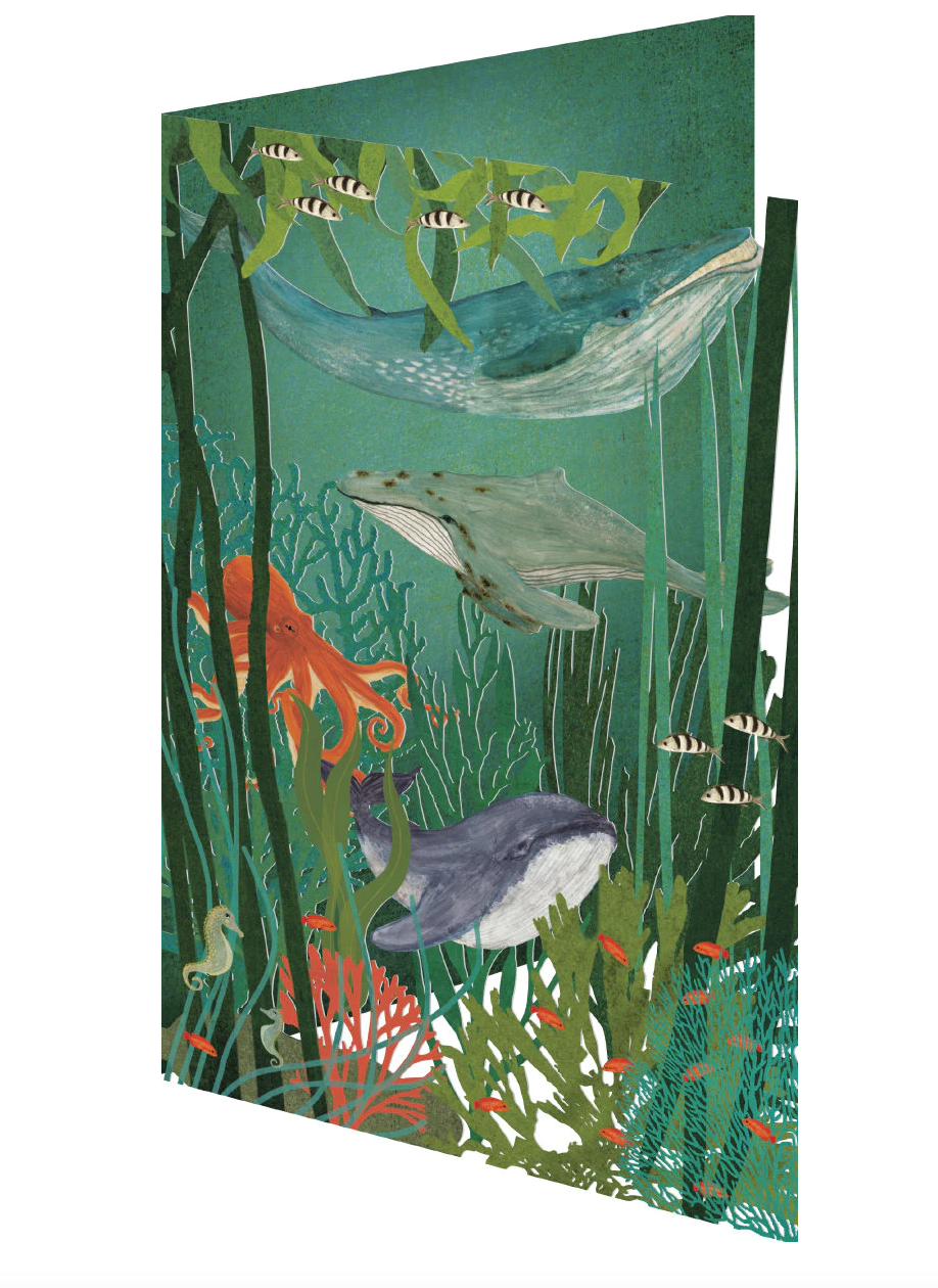 Whalesong Lasercut Card by Catherine Quinn GC2192