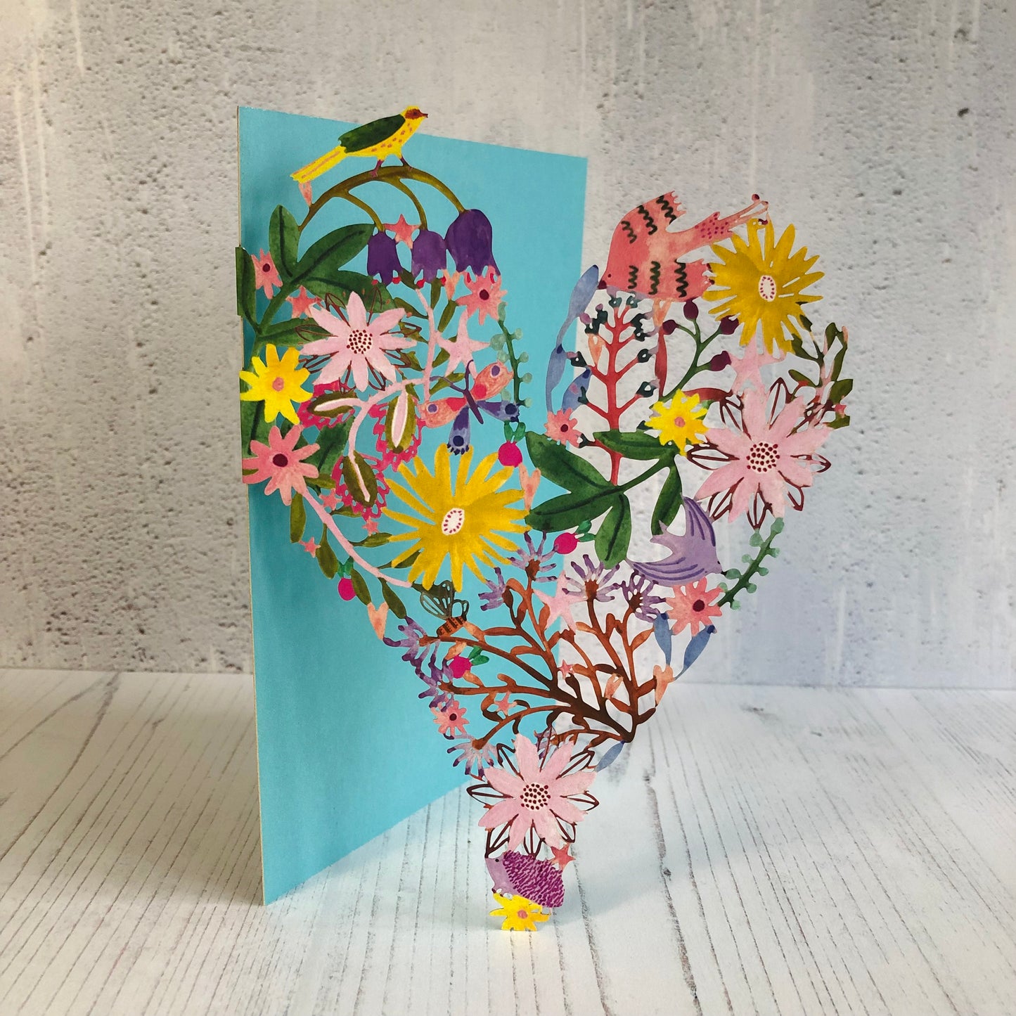 Over the Rainbow Lasercut Card by Rosie Harbottle GC2225