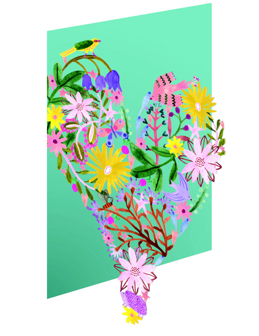 Over the Rainbow Lasercut Card by Rosie Harbottle GC2225