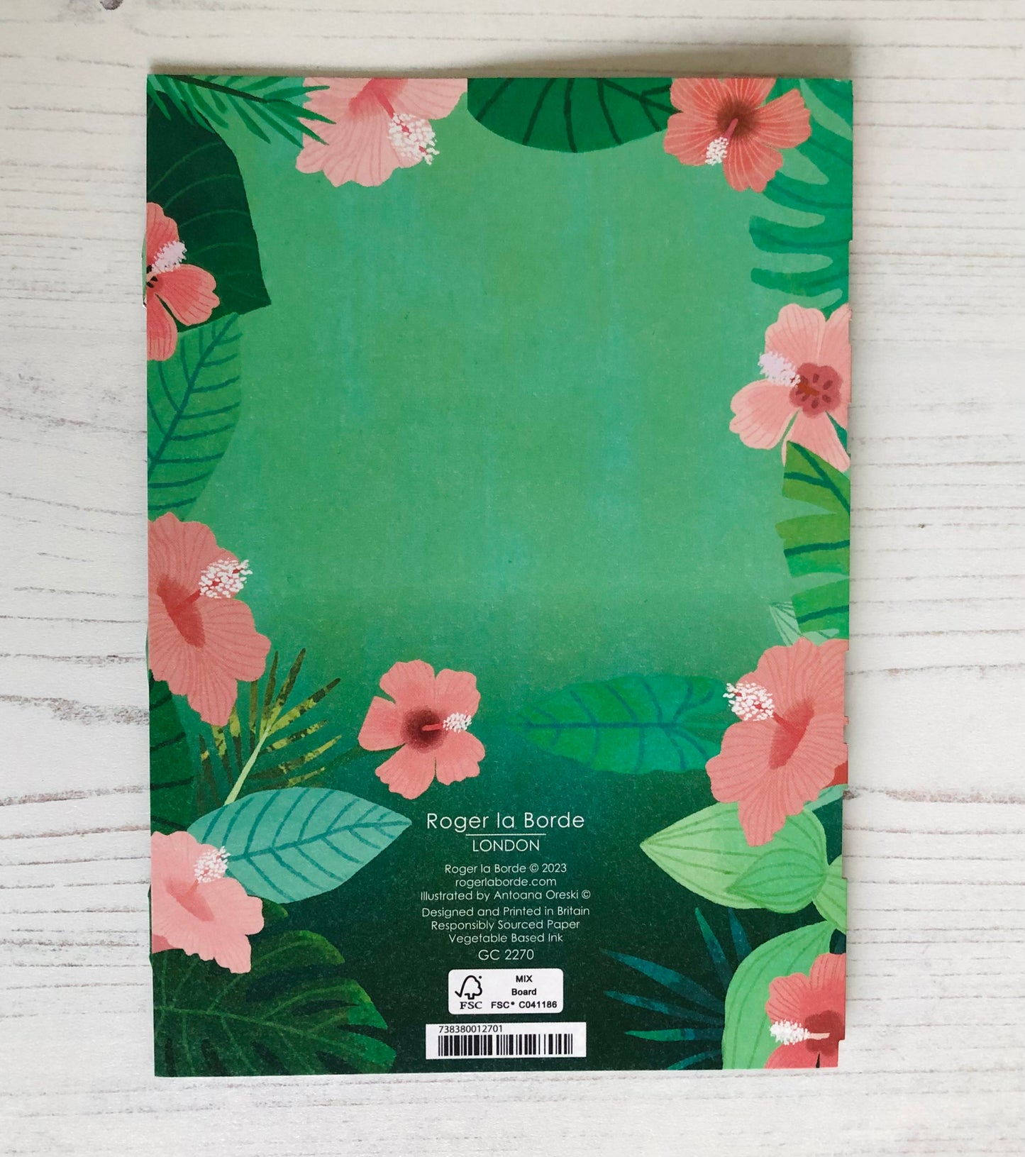 Summer Forest Leaves Lasercut Card by Antoana Oreski GC2270