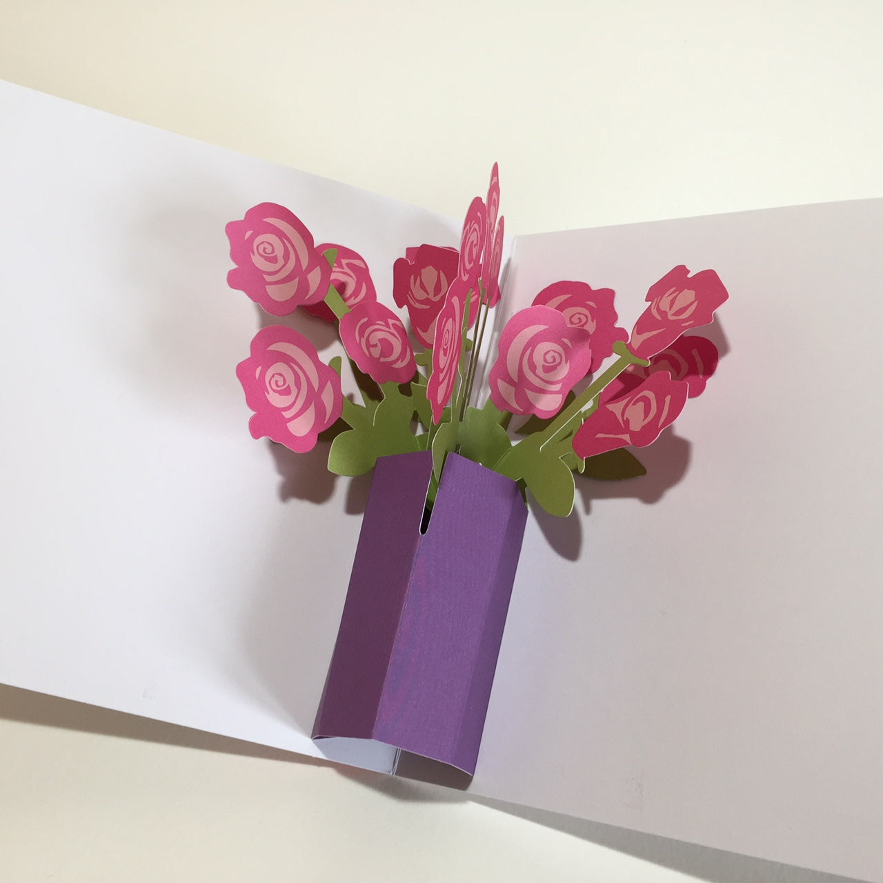 Pop Up 3D Rose Card by Two To Tango