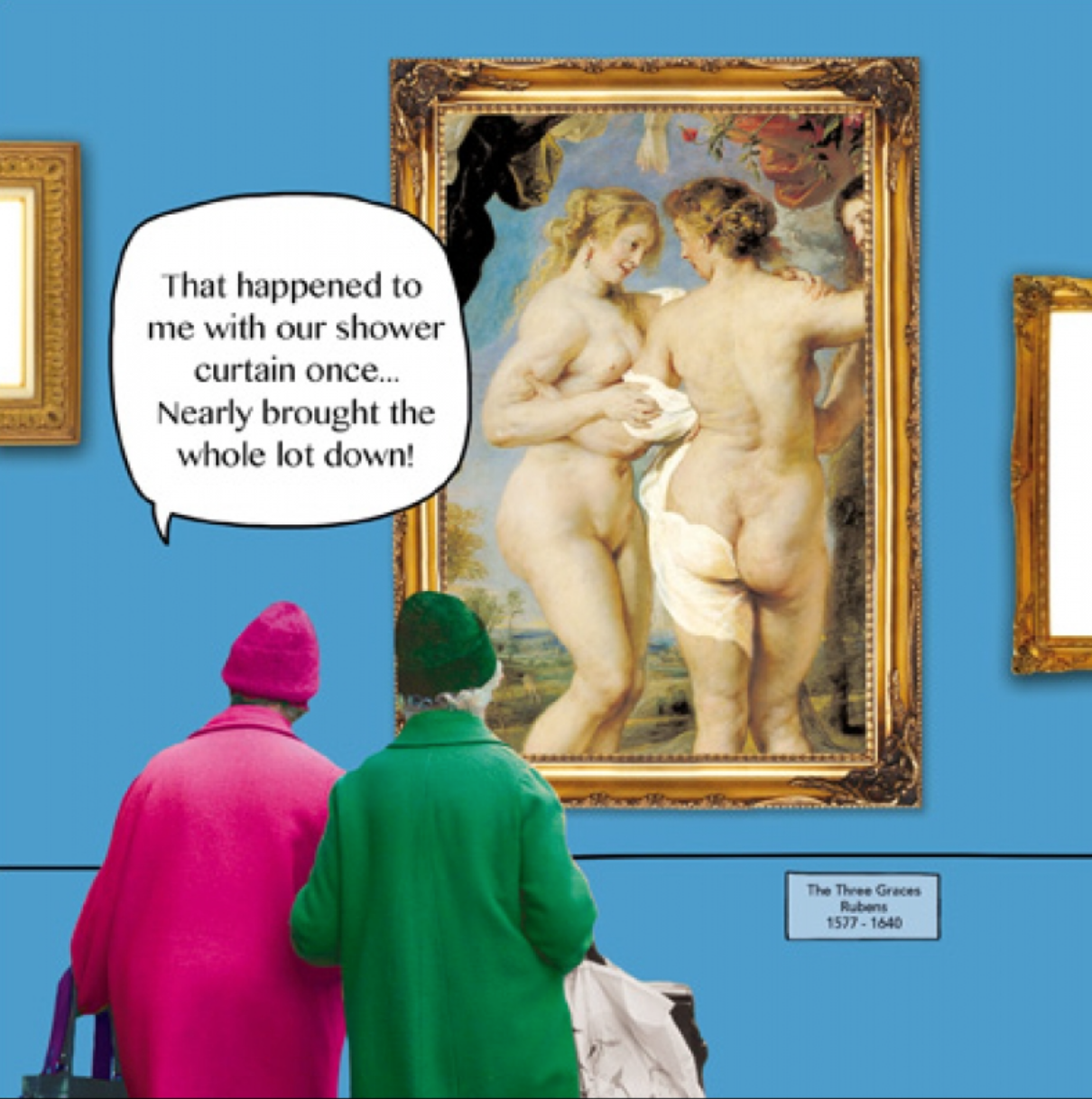 Shower Curtain,(Three Graces by Rubens) Irene and Gladys 083869