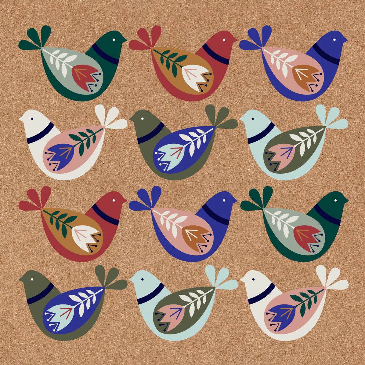 Birds, Meadow Blue MB02