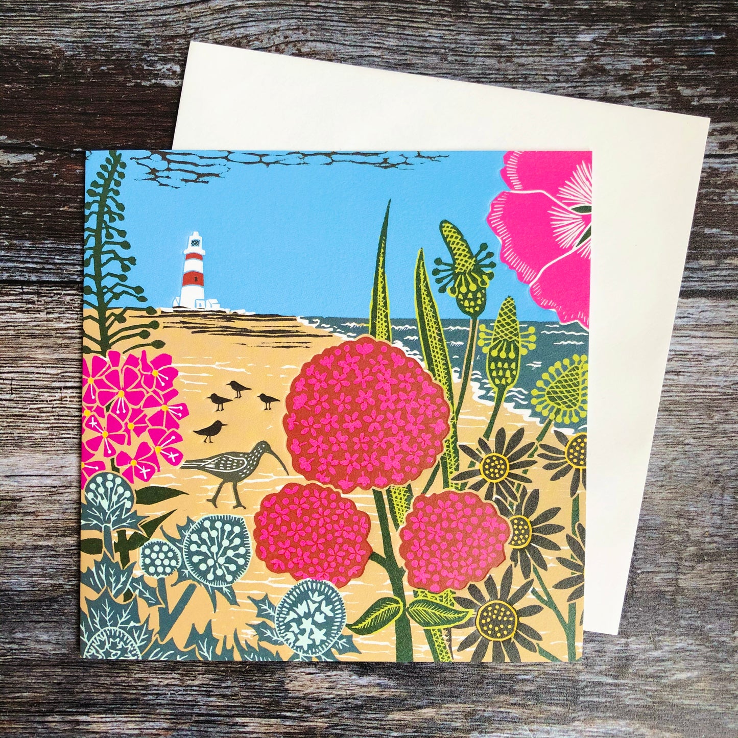 Beach and Lighthouse by Kate Heiss, Nature Trail NT08A
