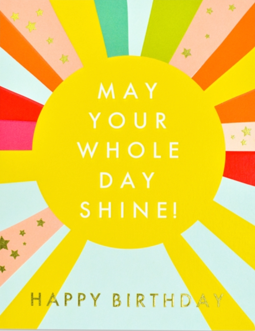 May Your Whole Day Shine, Jot 109