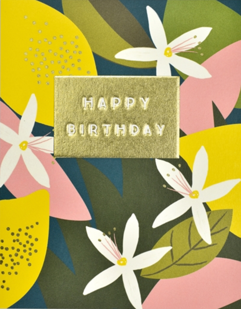 Happy Birthday Lemon Blossom, Jot 112