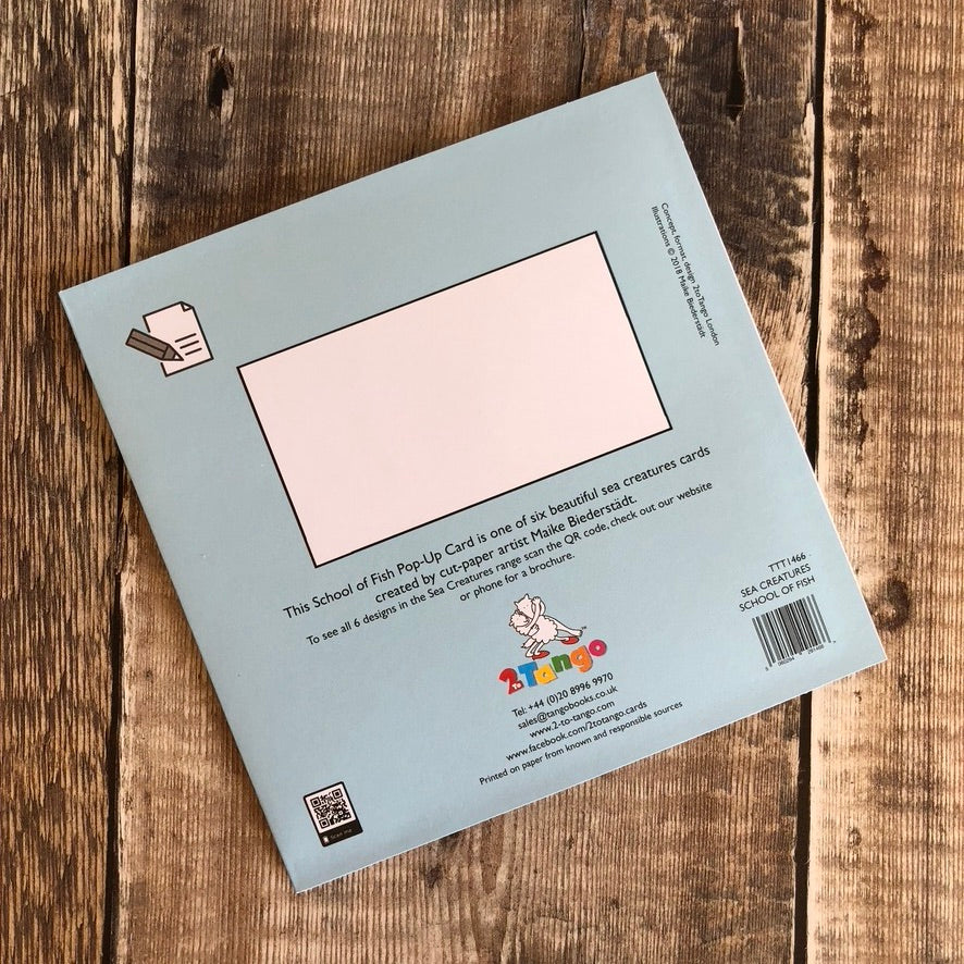 Pop Up 3D School of Fish Card by Two To Tango