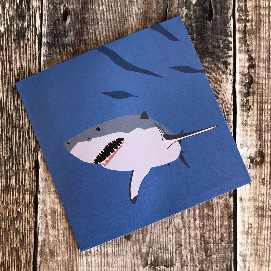 Pop Up 3D Shark Card by Two To Tango