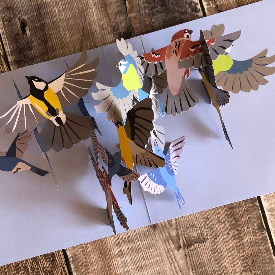 Pop Up 3D Bird Card by Two To Tango