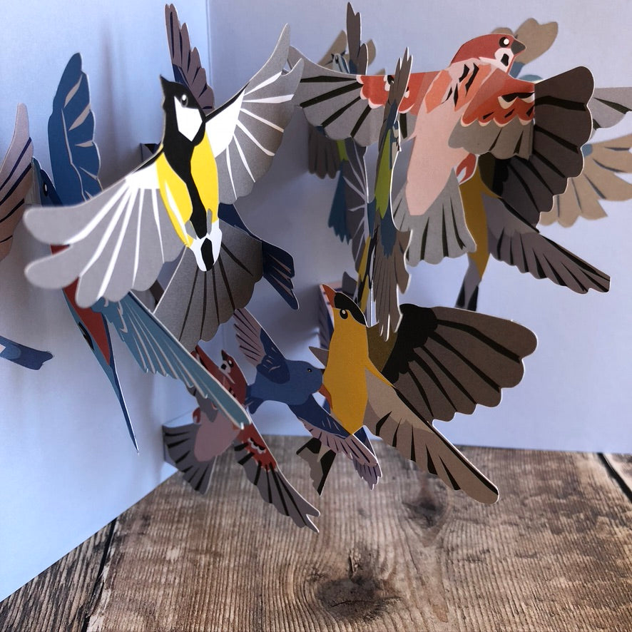 Pop Up 3D Bird Card by Two To Tango