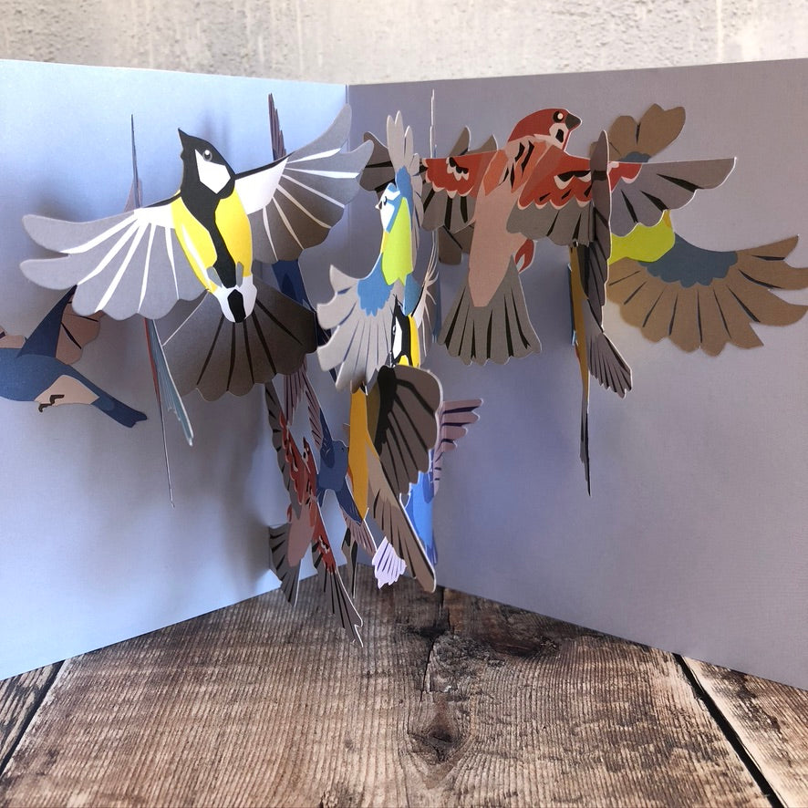 Pop Up 3D Bird Card by Two To Tango