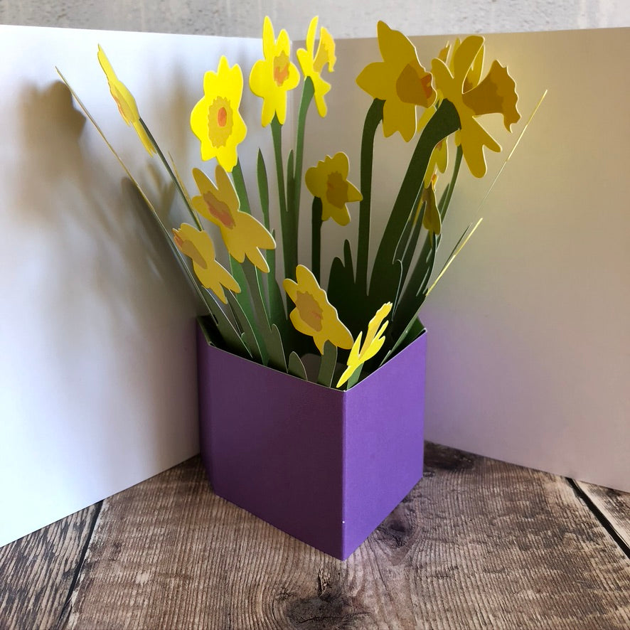 Pop Up Daffodil Card by Two To Tango