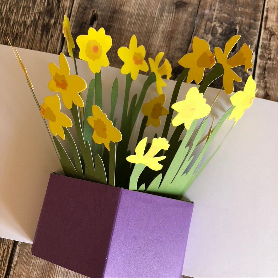 Pop Up Daffodil Card by Two To Tango