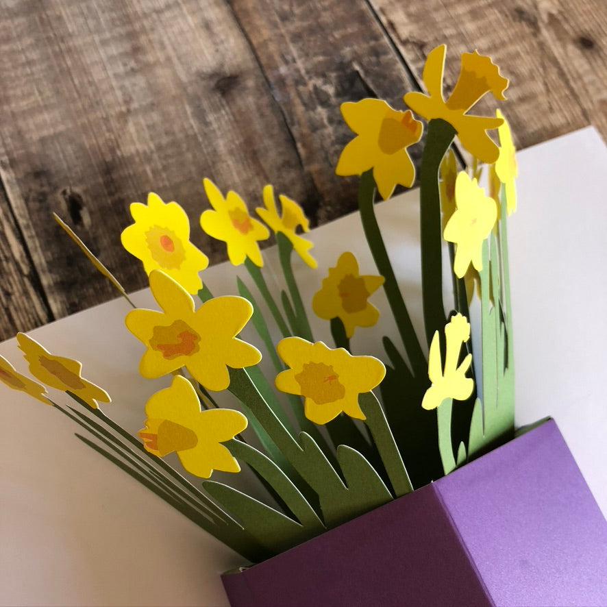 Pop Up Daffodil Card by Two To Tango