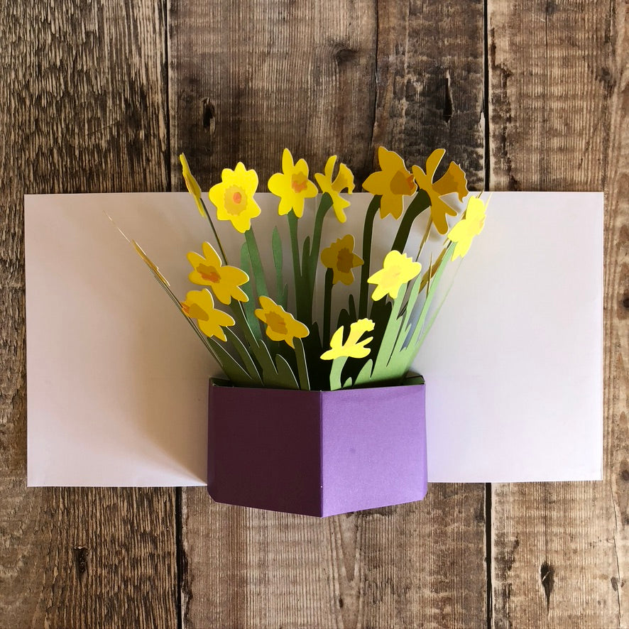 Pop Up Daffodil Card by Two To Tango