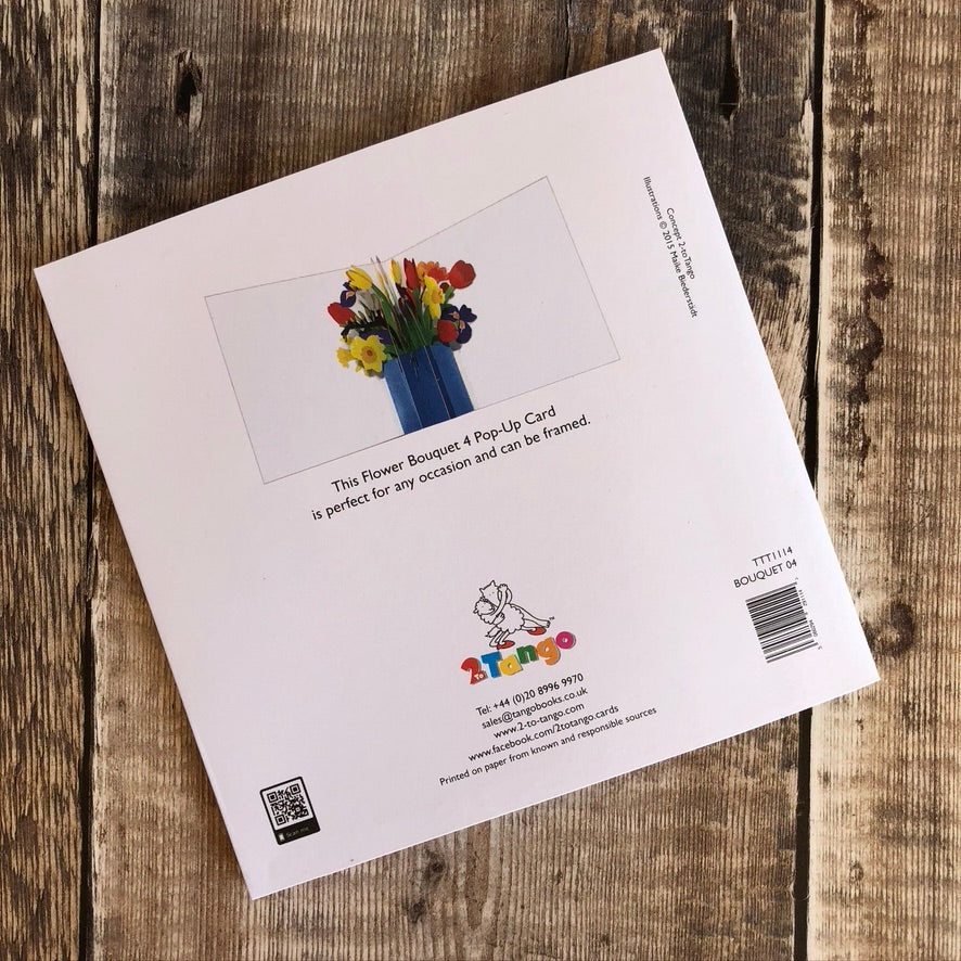 Pop Up Mixed Spring Bouquet Card by Two To Tango