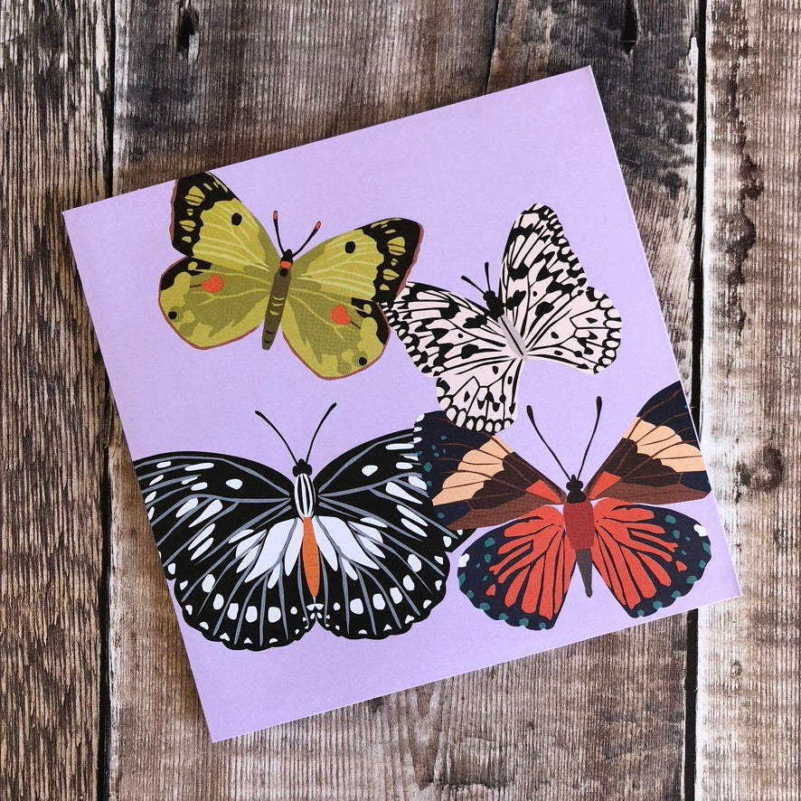 Pop Up 3D Four Butterflies