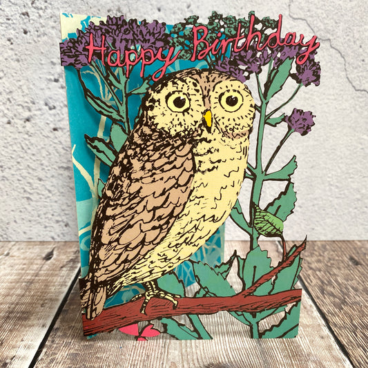 Albion Woodland Owl Lasercut Card GC2345