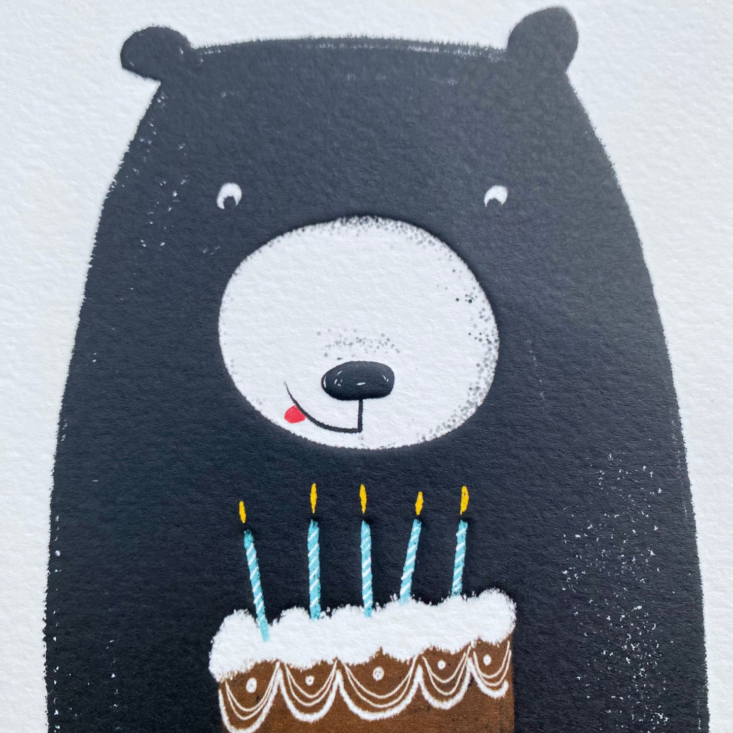Bear and Birthday Cake by Robert Reader BE12