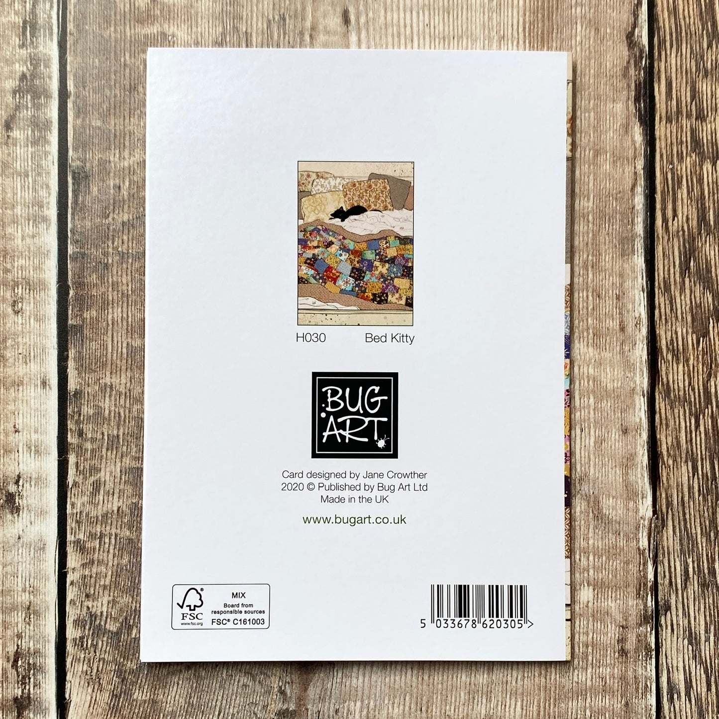 Bed Kitty by Jane Crowther H030