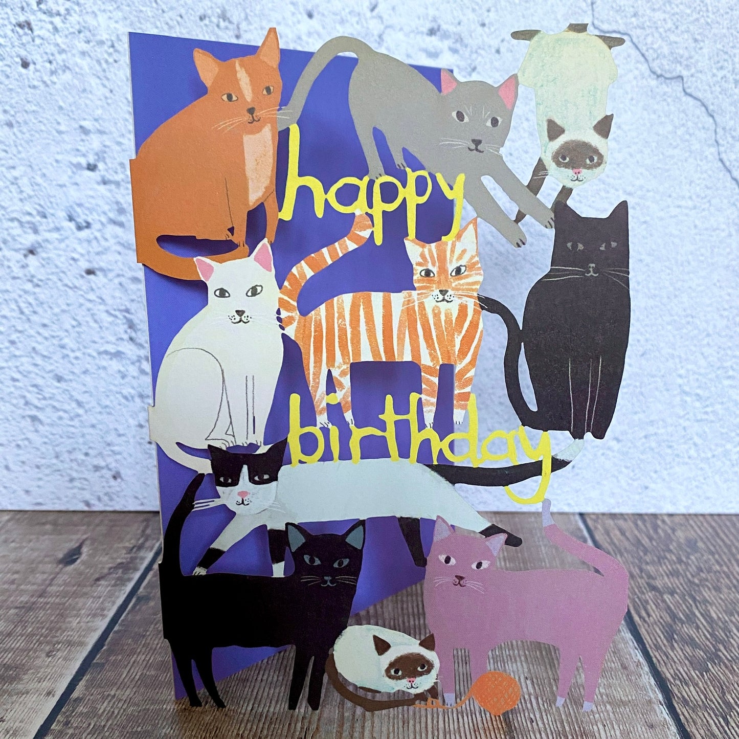Cat Menagerie Lasercut, Anne Bentley GC2428