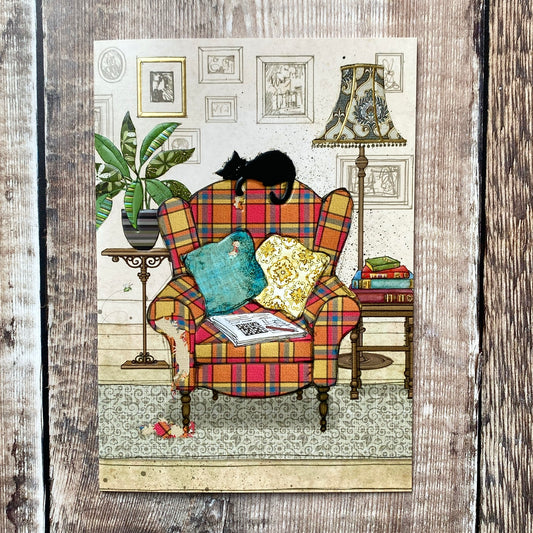 Chair Kitty by Jane Crowther H034