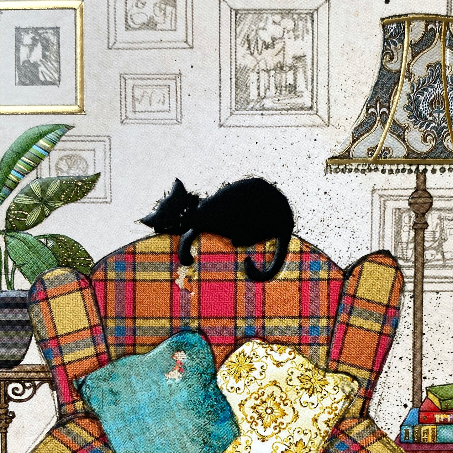 Chair Kitty by Jane Crowther H034