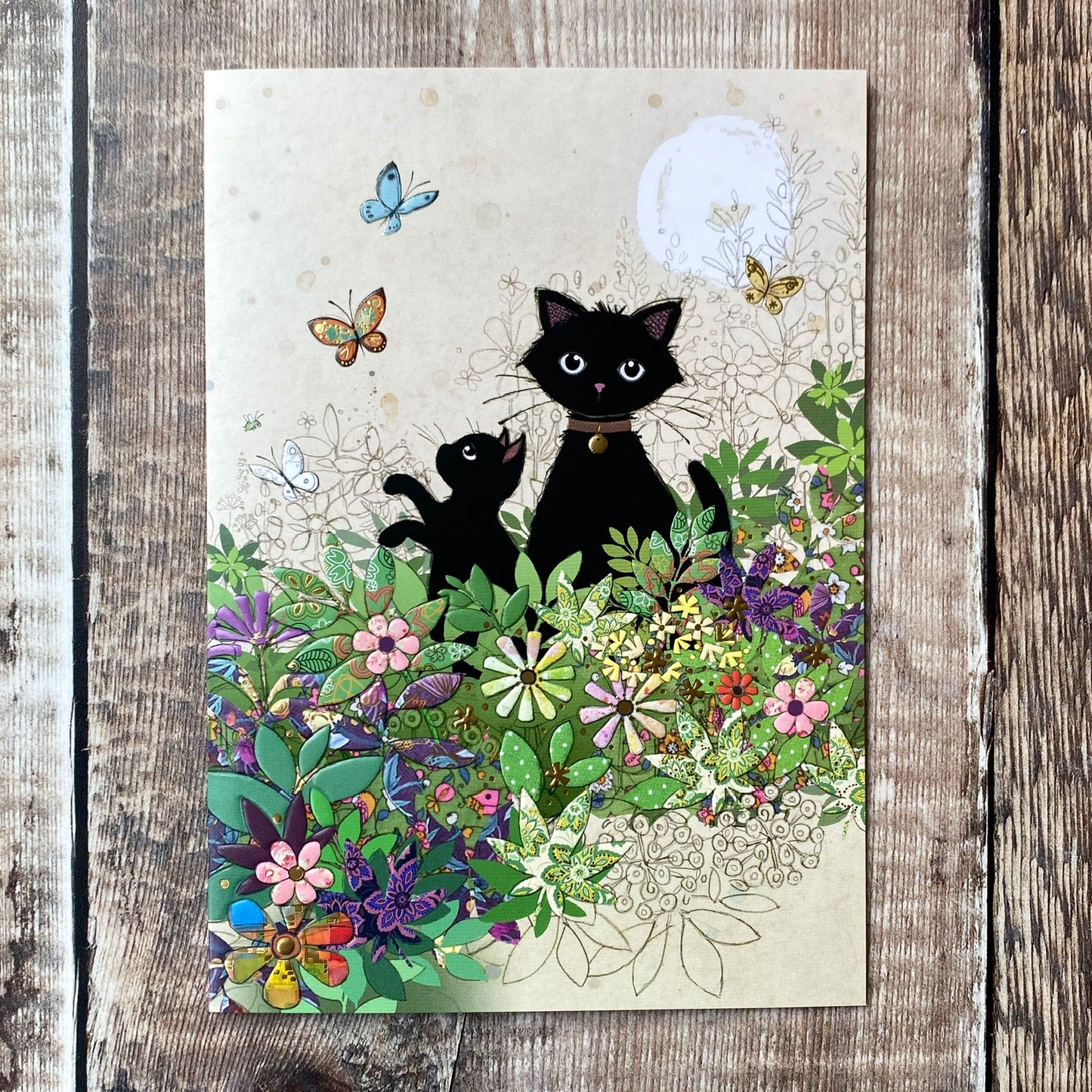 Garden Kitty by Jane Crowther H035