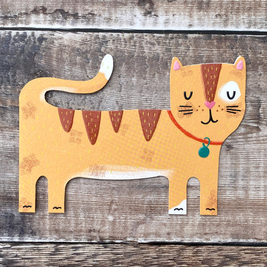Die Cut Ginger Cat, Pawsome PAW07
