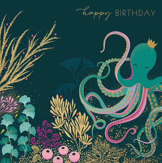 Happy Birthday Octopus Garden by Sara Miller SAM112
