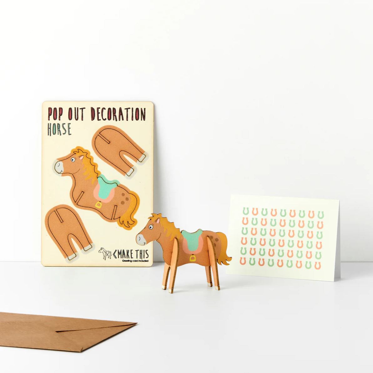 Horse Pop Out Decoration and Card