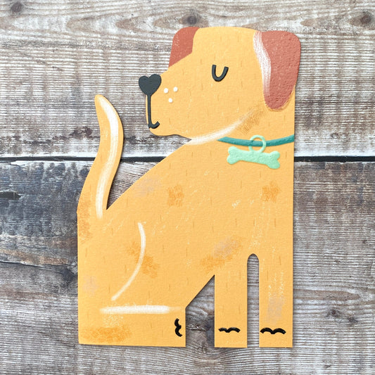 Die Cut Labrador Dog, Pawsome PAW04