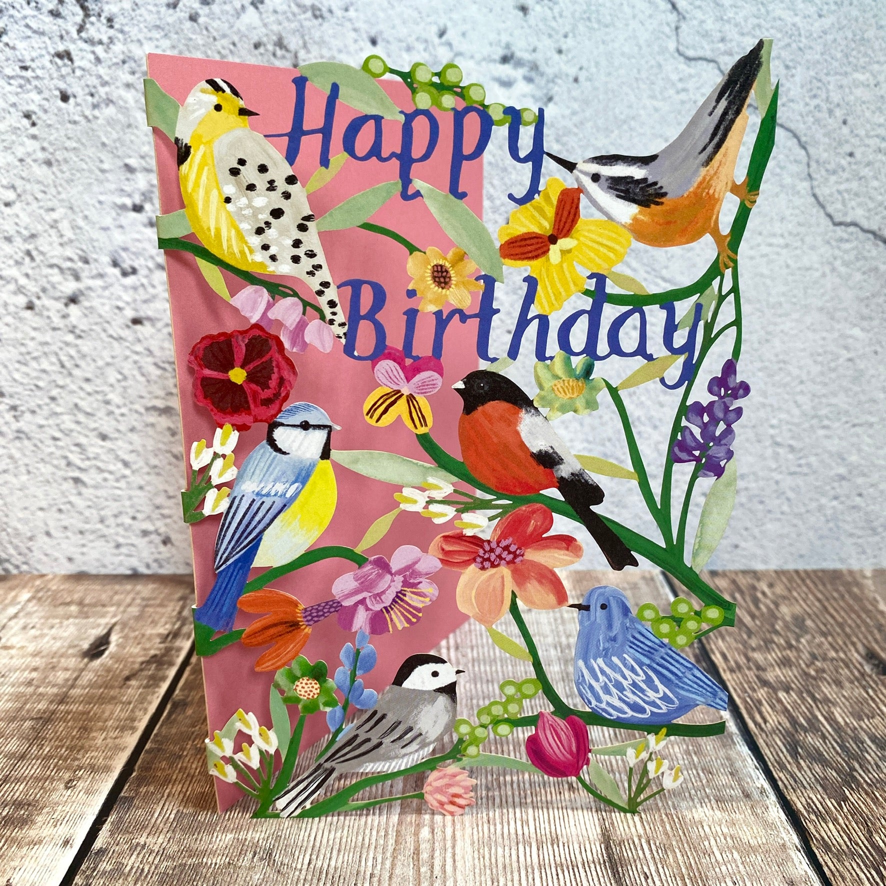 happy birthday wishes with birds Images High Quality... Happy Birthday Card Birds Handmade Birthday Card 'Yellow Birds'