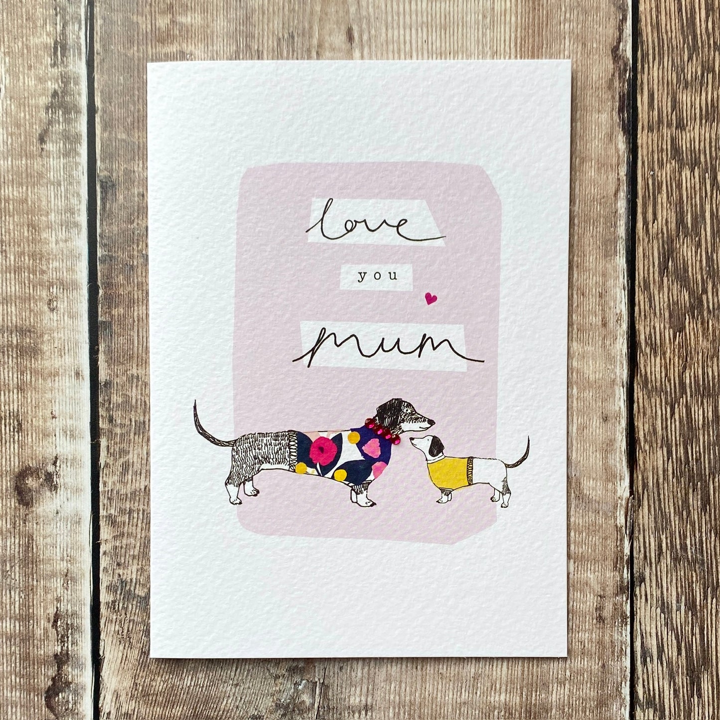 Love you Mother's Day Card by Stop the Clock BG14