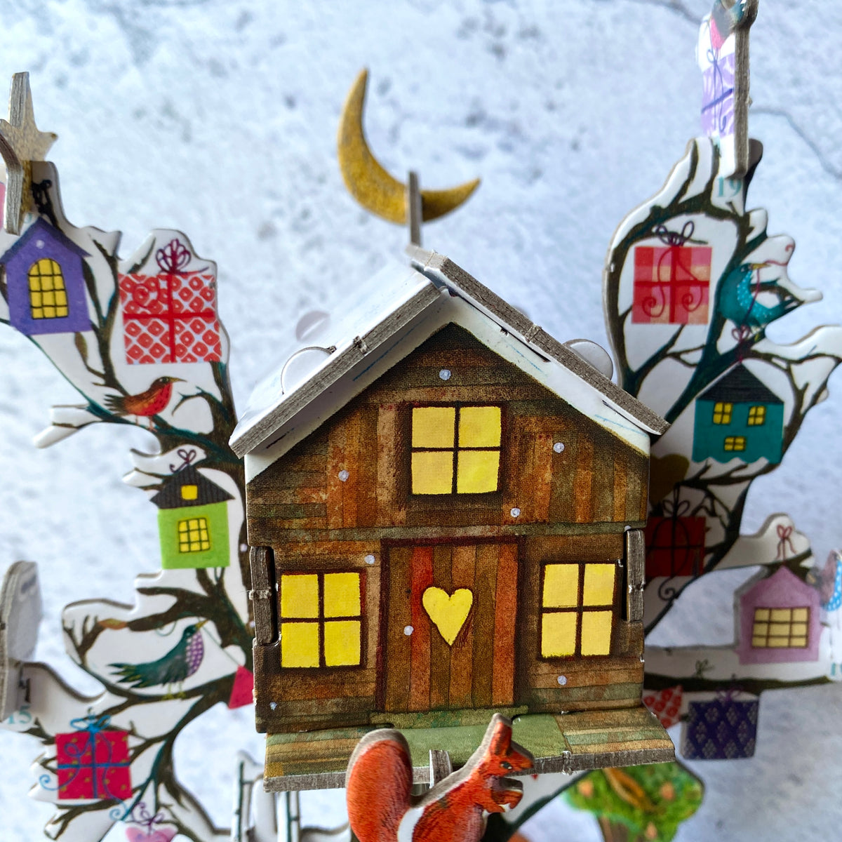 ~MINI~  Christmas Treehouse Pop and Slot Advent Calendar POPAS506