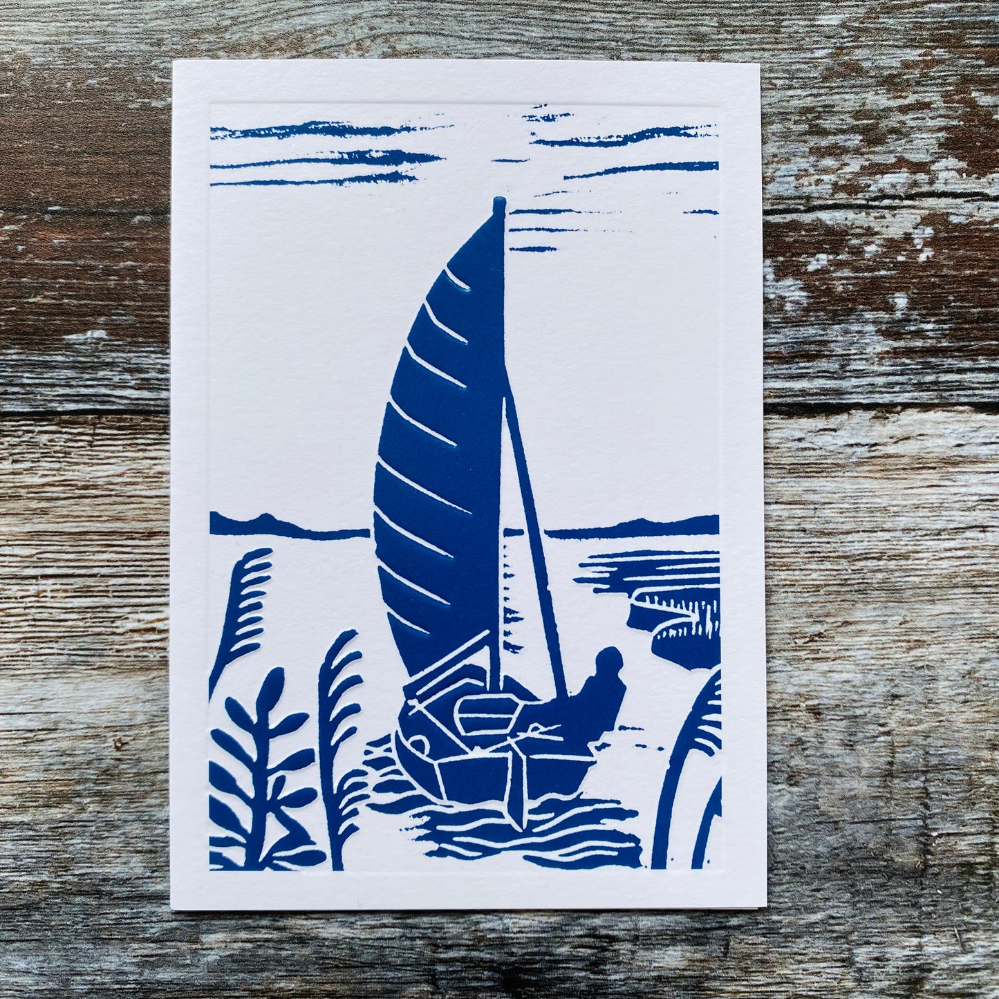 Morston Creek Sailing by Silhouettes, Kate Heiss SH03