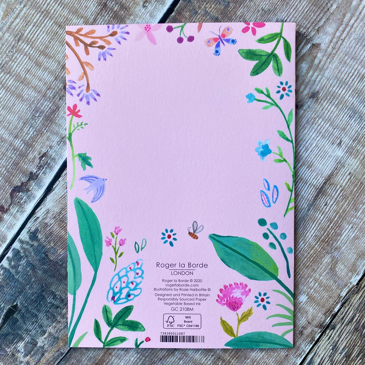 Mother's Day Rainbow Lasercut Card by Roise Harbottle GC2108M