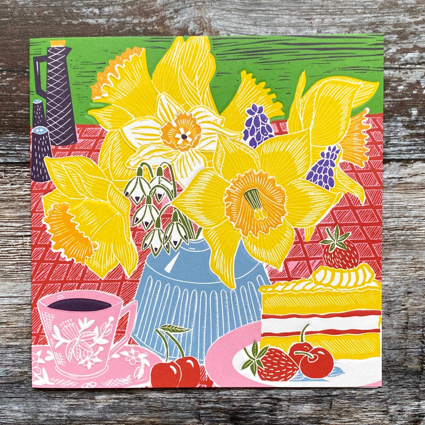 NEW Daffodil Vase by Kate Heiss, Nature Trail NT37