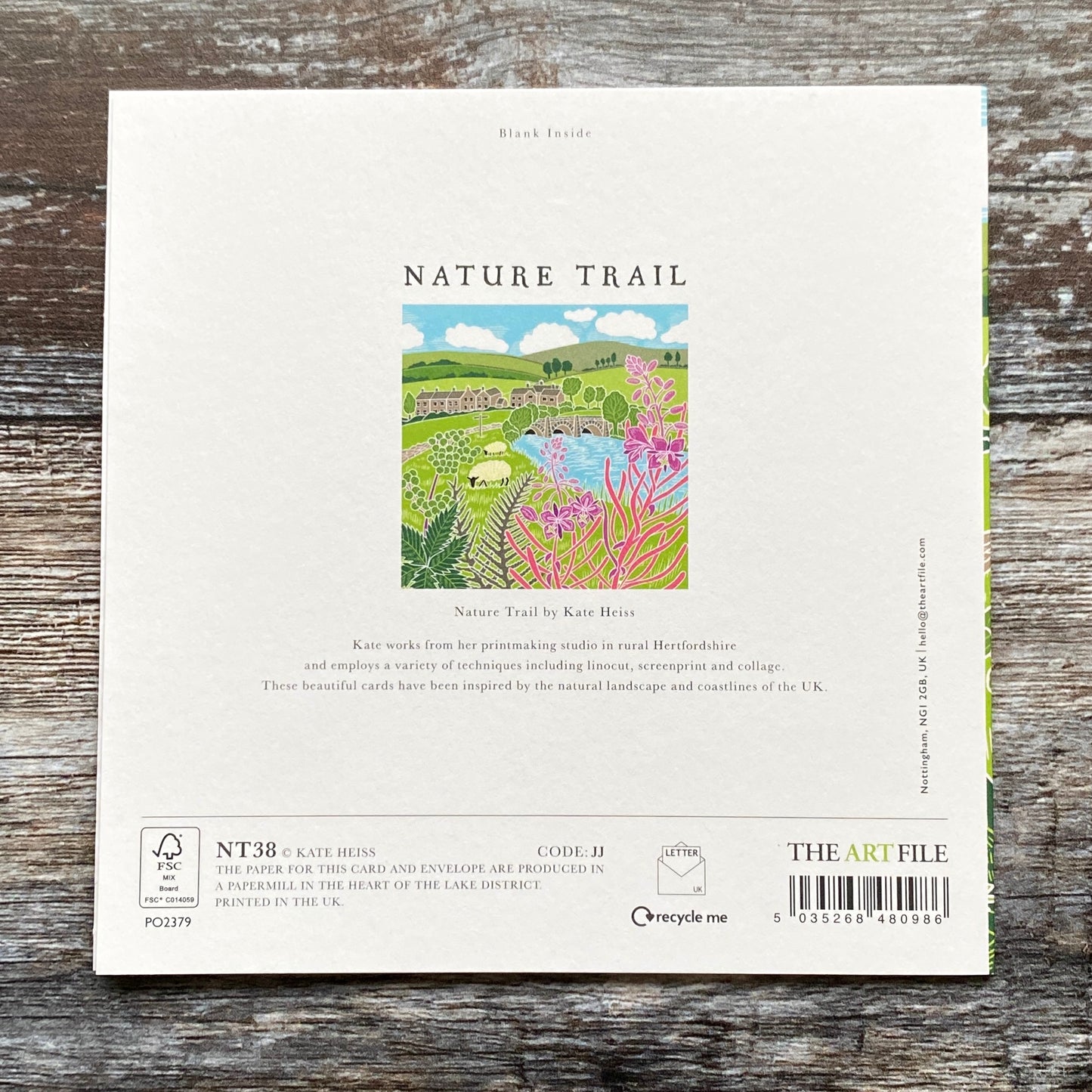 NEW Village Scene by Kate Heiss, Nature Trail NT38