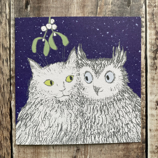 Festive Owl and Pussycat, Una Joy W087