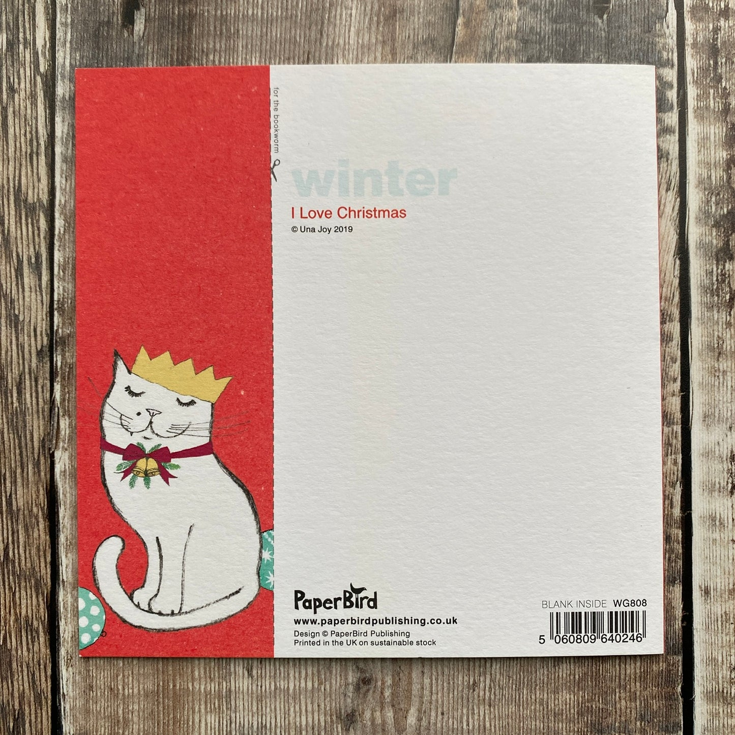 I Love Christmas, Una Joy WG808