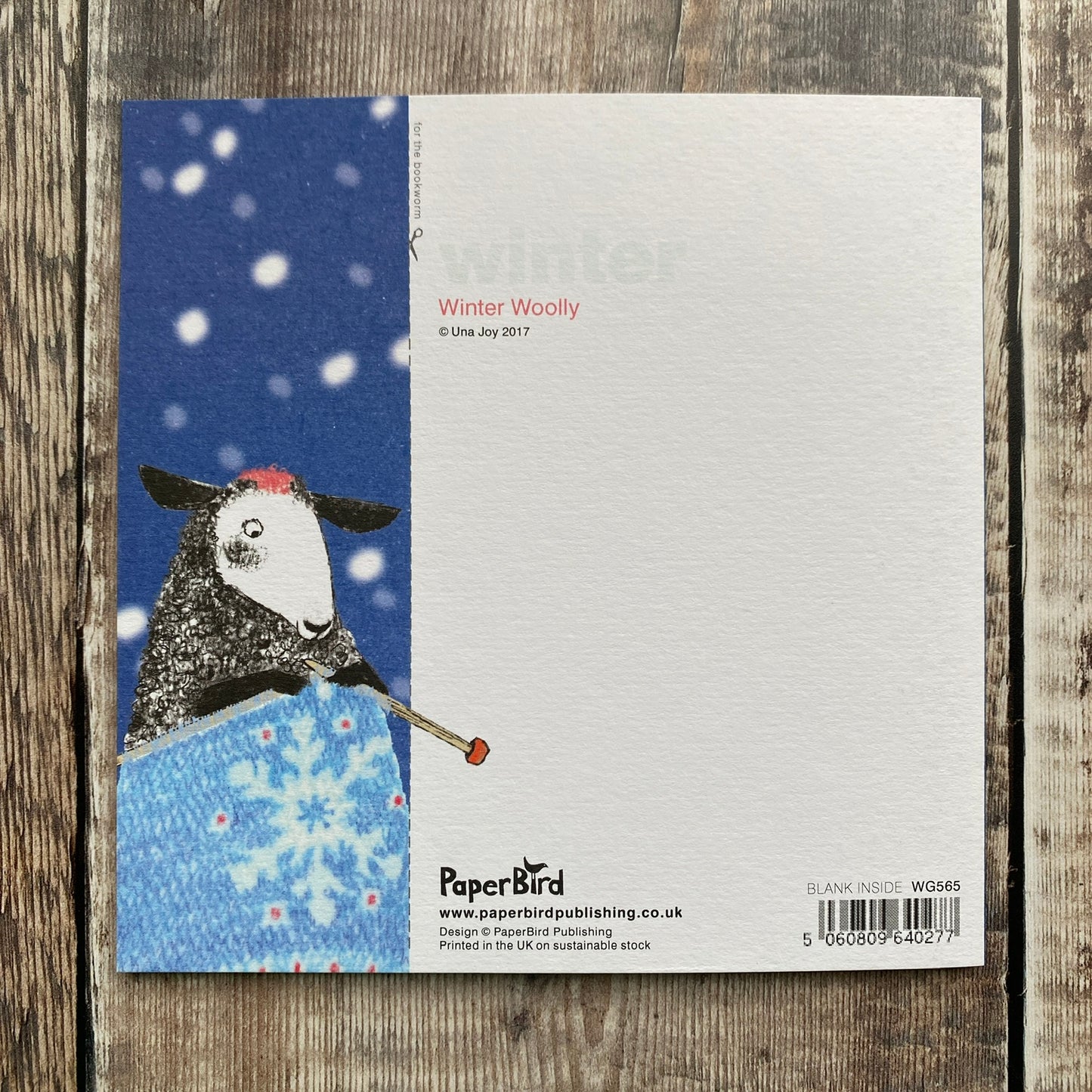 Merry Christmas Winter Woolly, Una Joy WG565