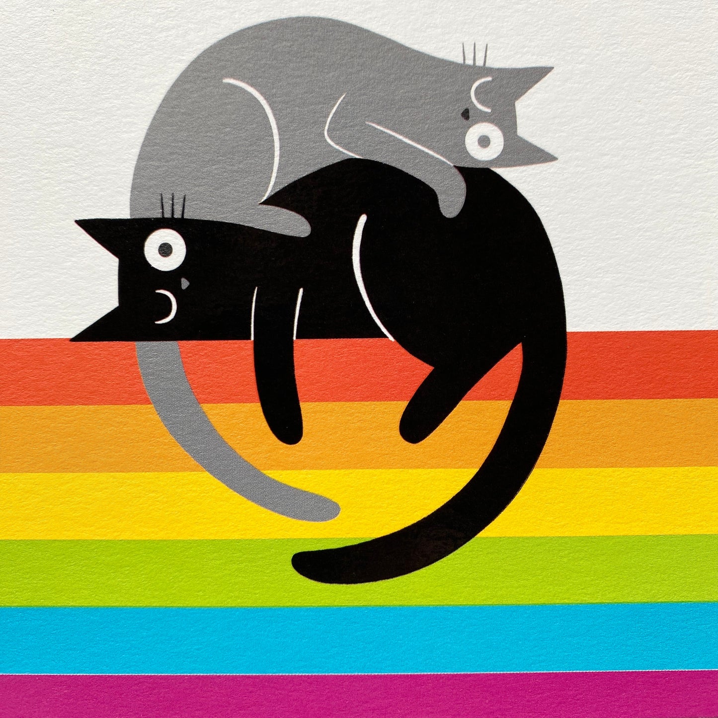 Rainbow Cats by Merle Goll CW02