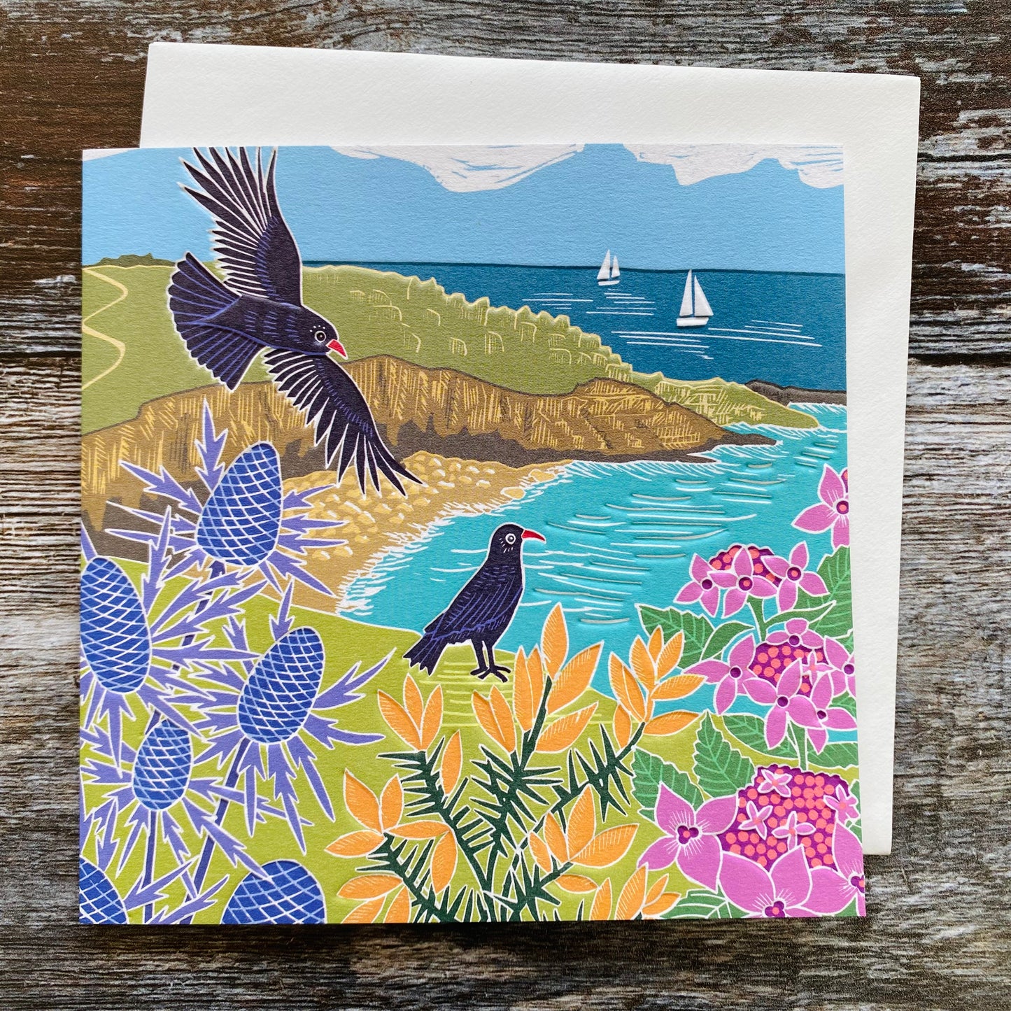 Choughs by Kate Heiss, Nature Trail NT25