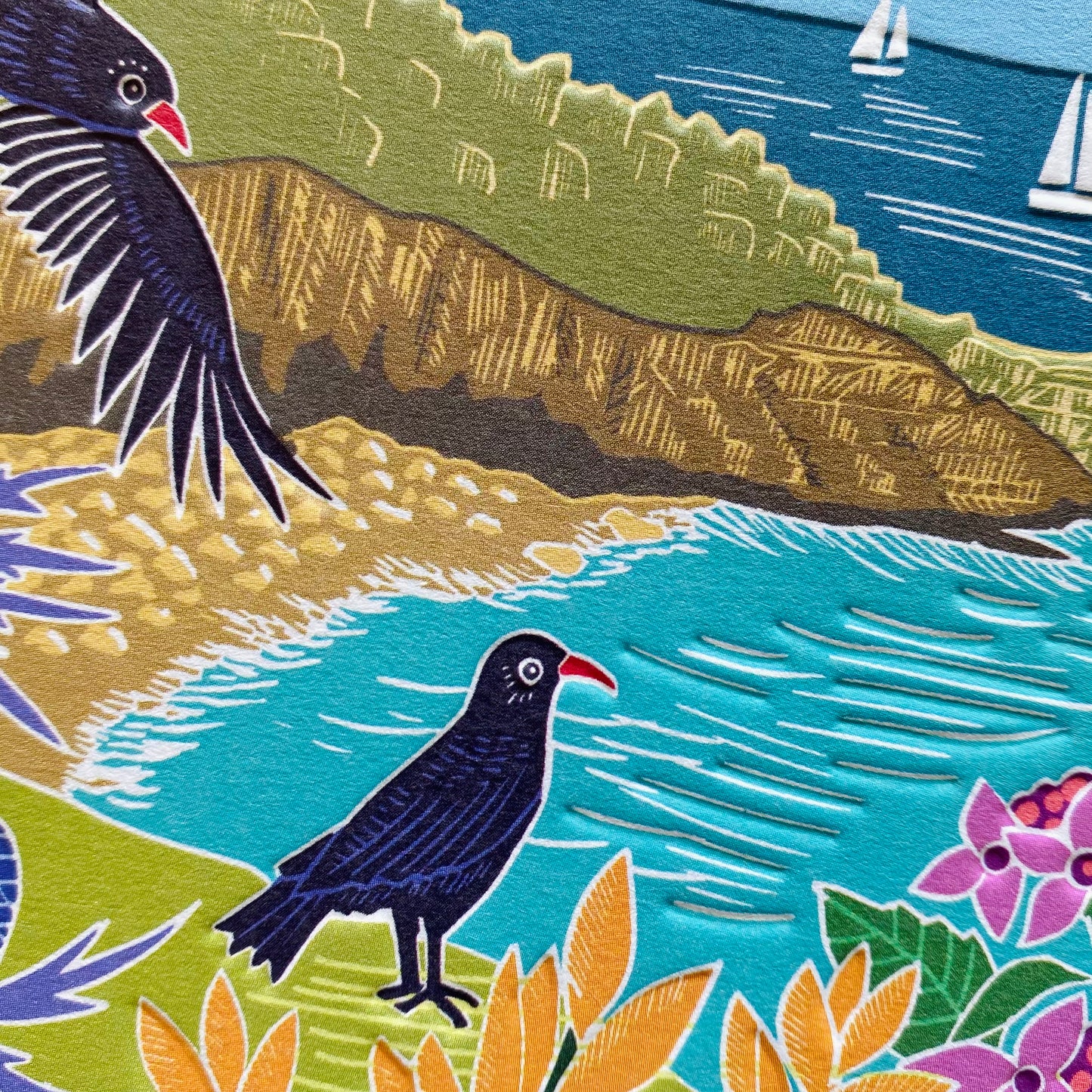 Choughs by Kate Heiss, Nature Trail NT25
