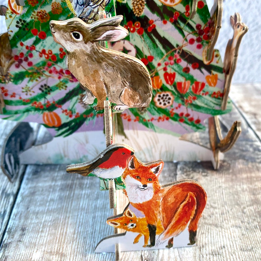 MINI Wild Winter's Song Christmas Tree Pop and Slot Advent Calendar POPAS501