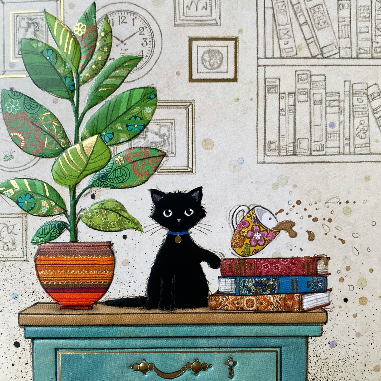 Table Kitty by Jane Crowther H033