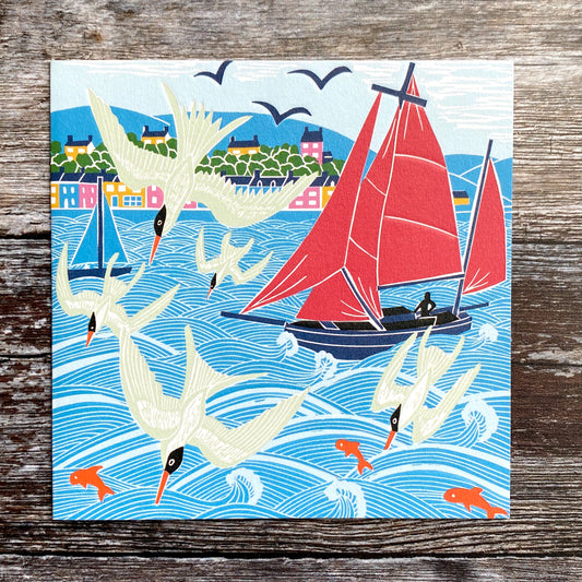 Terns on the Tide by Kate Heiss, Nature Trail NT35