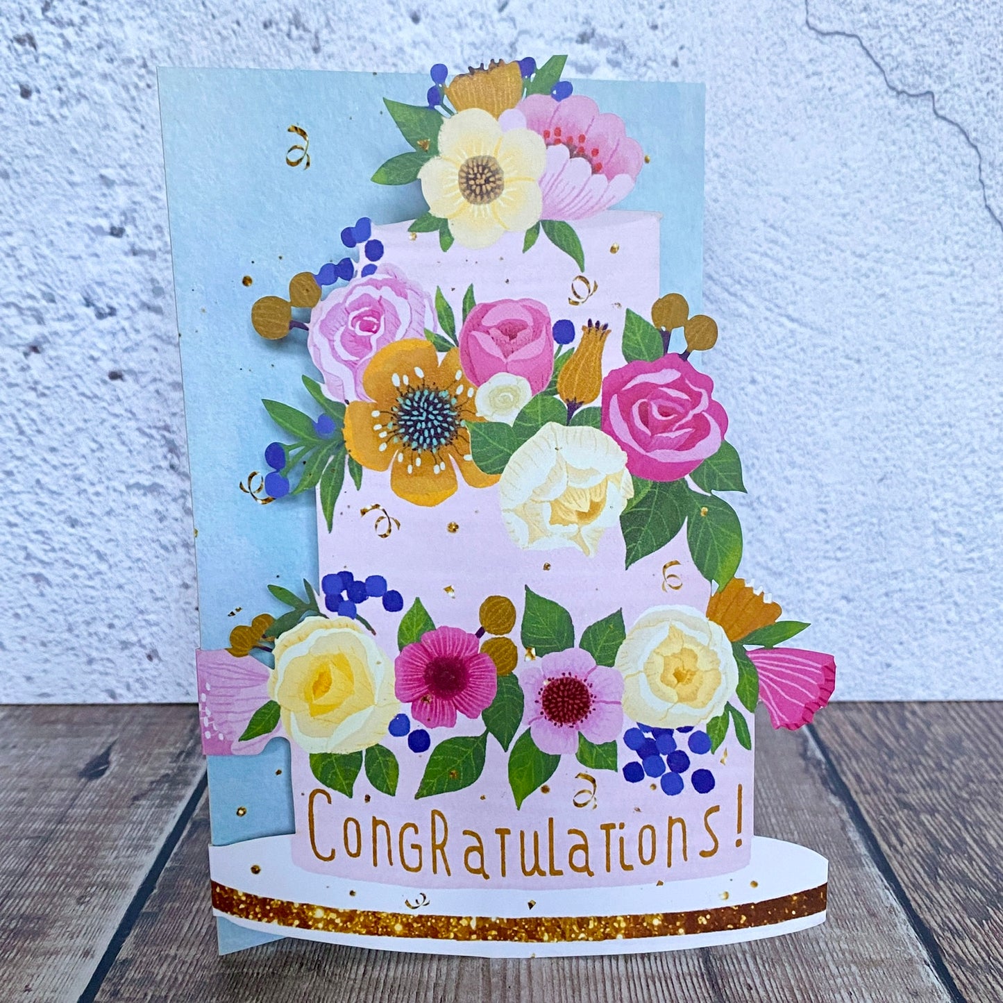 Wedding Congratulations Lasercut Card by Antoana Oreski GC2117